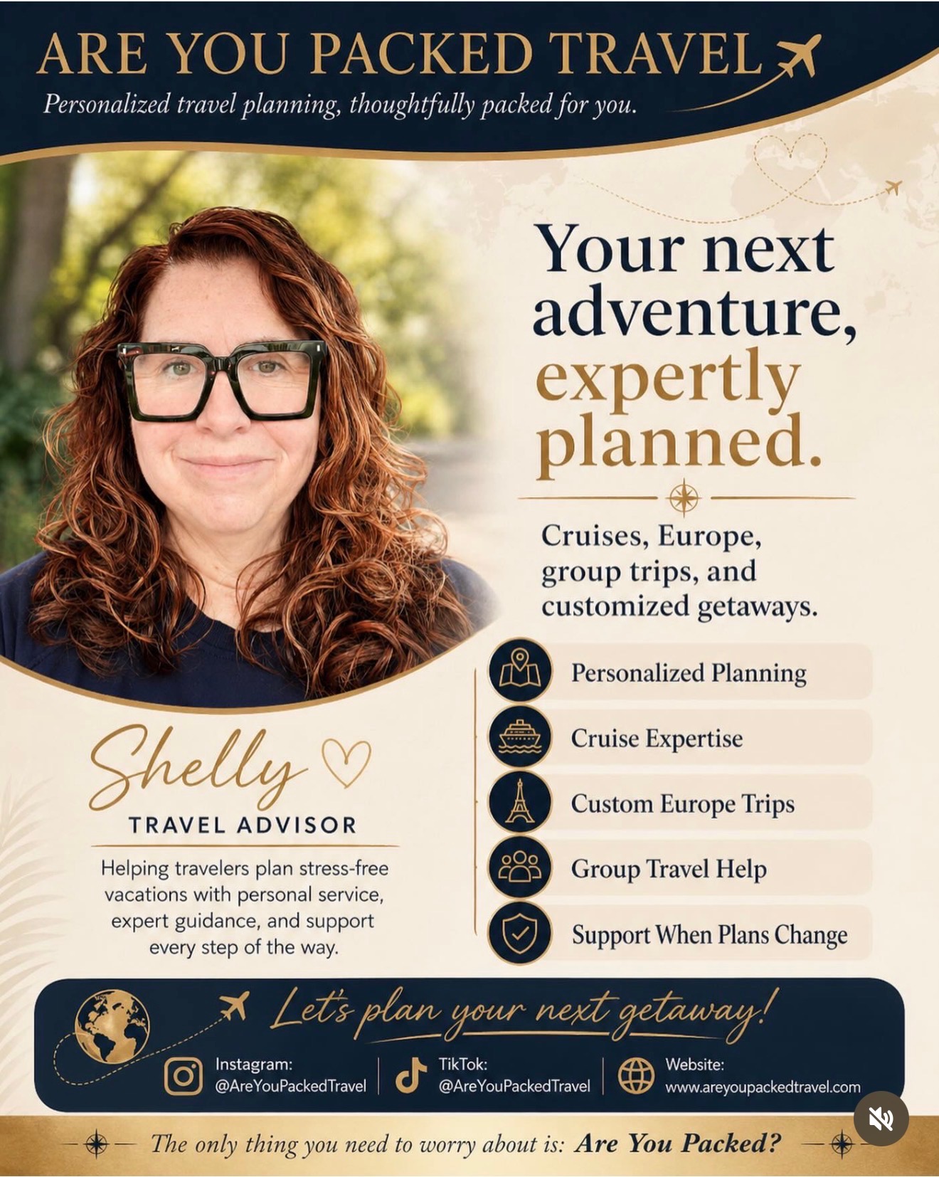 Shelly Kapadia, travel advisor at Are You Packed Travel